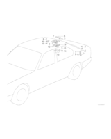 Osłona głośnika tylna prawa - 65131378776