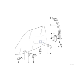 Uchwyt lewy, tylko w połączeniu z - 51331862781