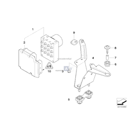 Wspornik agregatu hydraulicznego - 34516751718