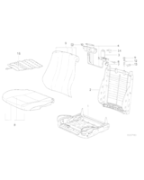 Przekładnia mechanizmu zagłówka - 52101964246
