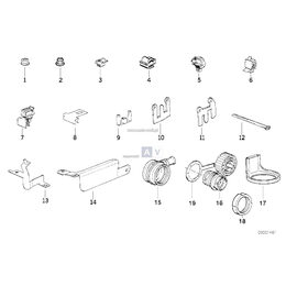 Uchwyt czujnika indukcyjnego BMW E31 E32 840i 850Ci 850CSi 750i - 12521718038