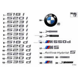 Oryginał BMW - 51147276220