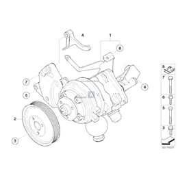 Pompa wspomagania układu kierowniczego - 32416781644