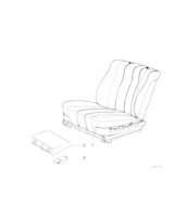 Fotel sportowy, materiał, lewy - 52109065845