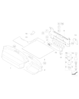 Obudowa ścianki działowej bagażnika - 51478399679