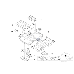 Wykładzina podłogowa, tylna - 51478231334