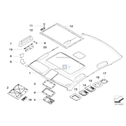 Podkładka uchwytu przedniego - ITS - 51168243132