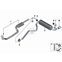 Oryginał BMW - 18307646043